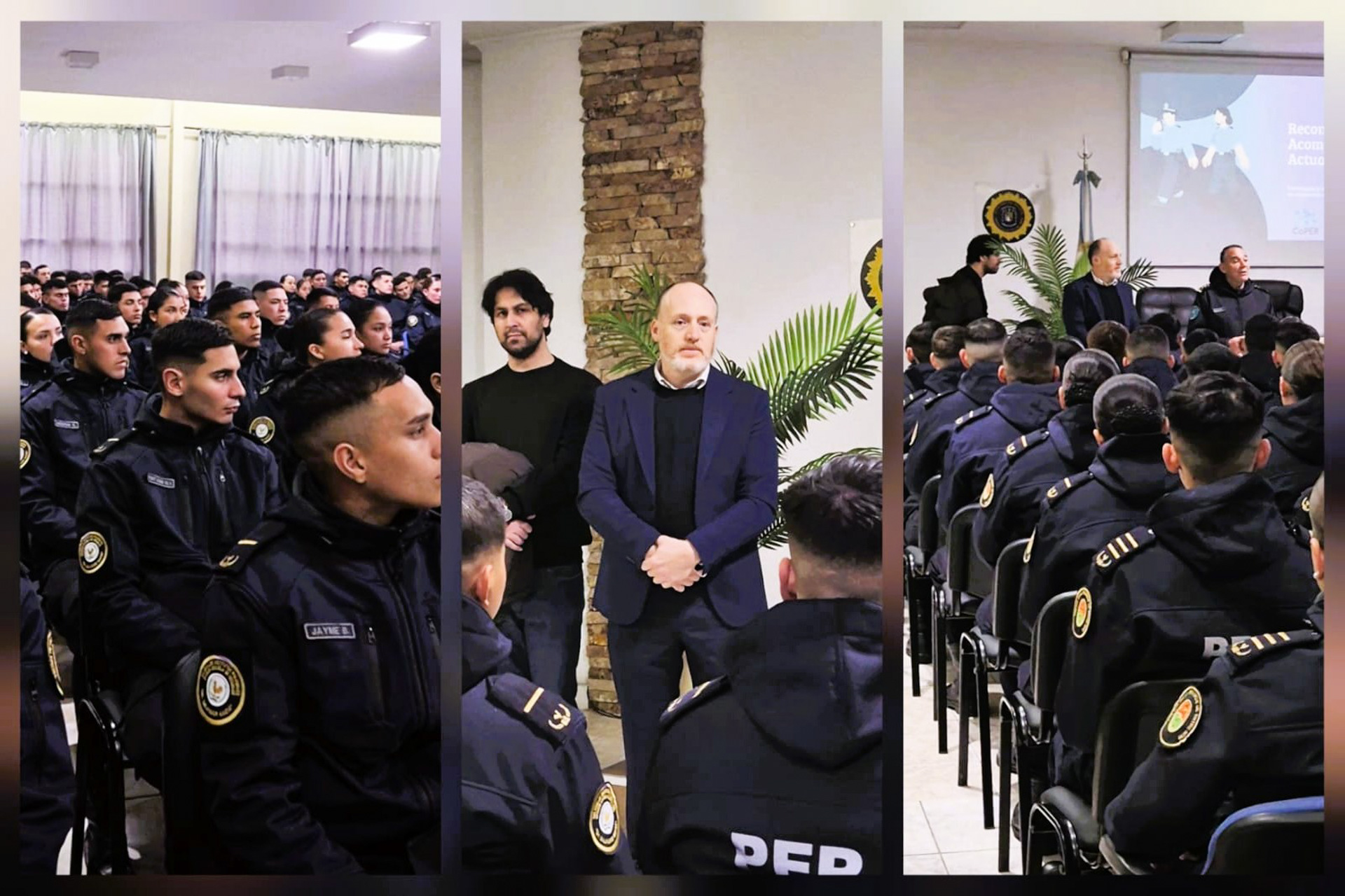 Realizan una capacitación en salud mental para cadetes de policía